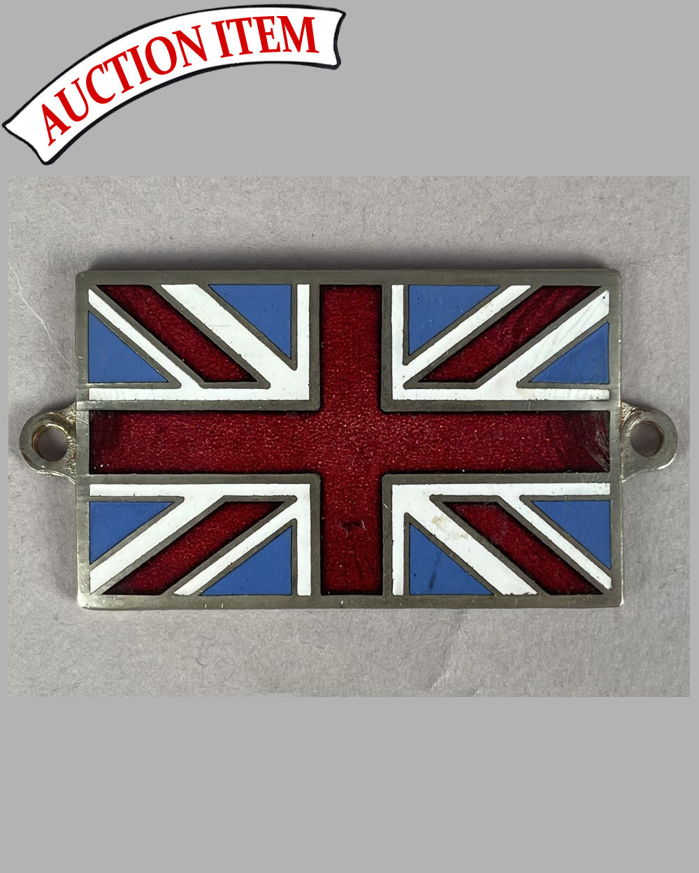 British flag dash plaque