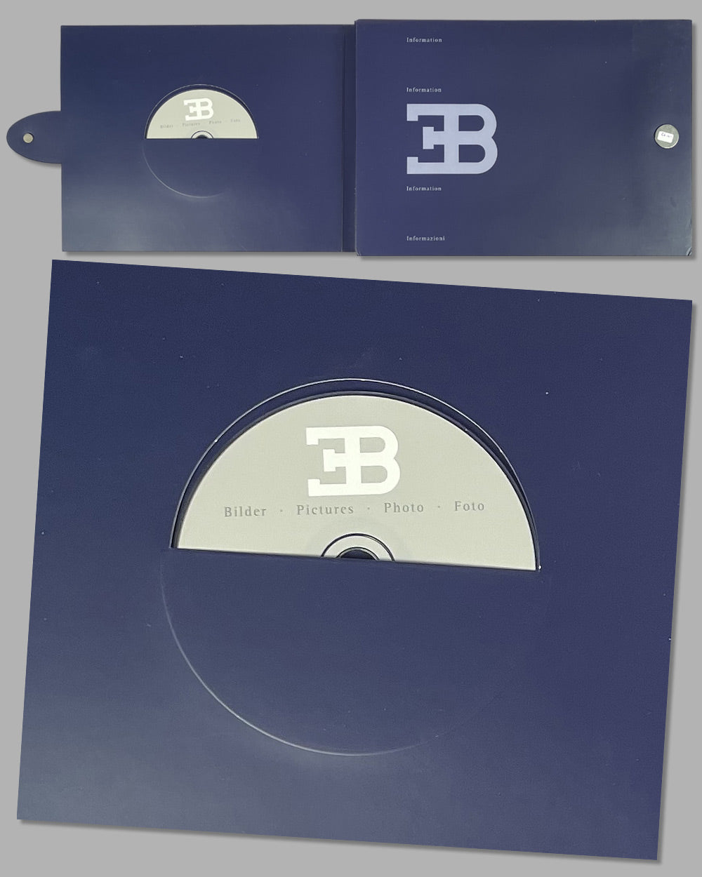 Bugatti EB Chiron study 218 and Veyron 16.4 study factory brochure, early 2000’s 2