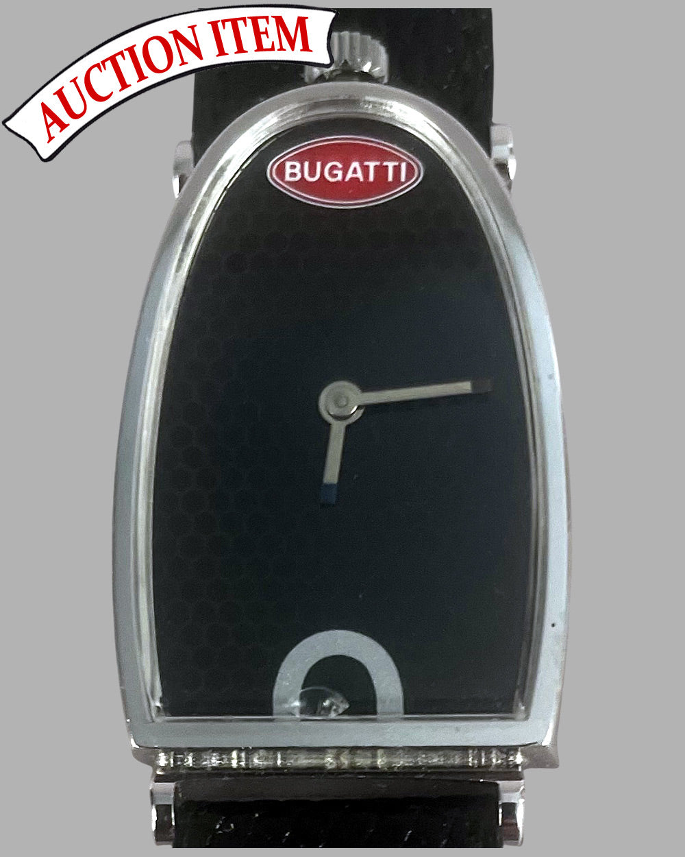 Bugatti radiator wrist watch by Jean Perret, Geneve, Switzerland