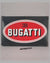 Bugatti enamel on metal wall sign by Emaillerie Alsacienne, Strasbourg