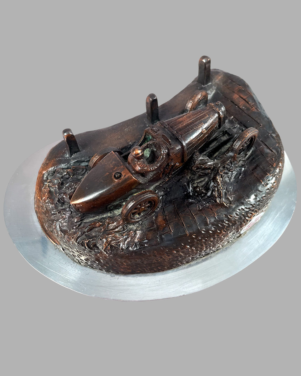 Bugatti Type 35B bronze sculpture, 1994 2