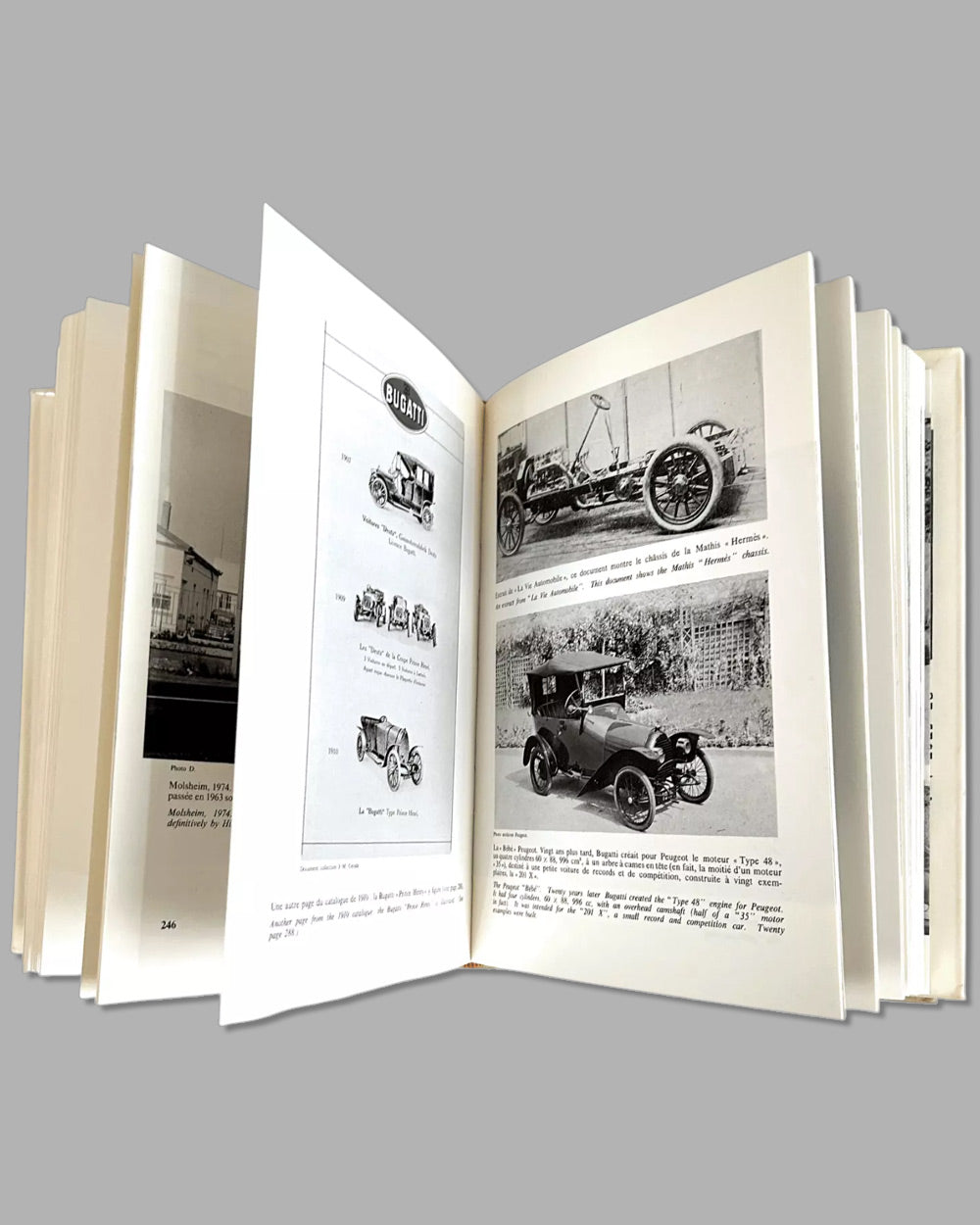 Bugatti - Thoroughbreds from Molsheim, 1975 book by P. Dumont 2