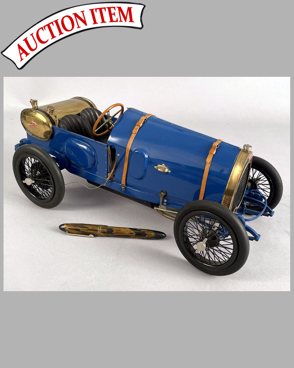 Bugatti Brescia scratch built model by Marc Antonietti and Henri Bossac