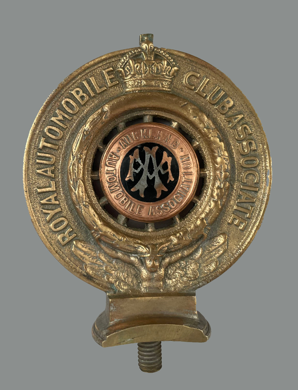 20. Royal Automobile Club bumper badge/ hood ornament for the members
