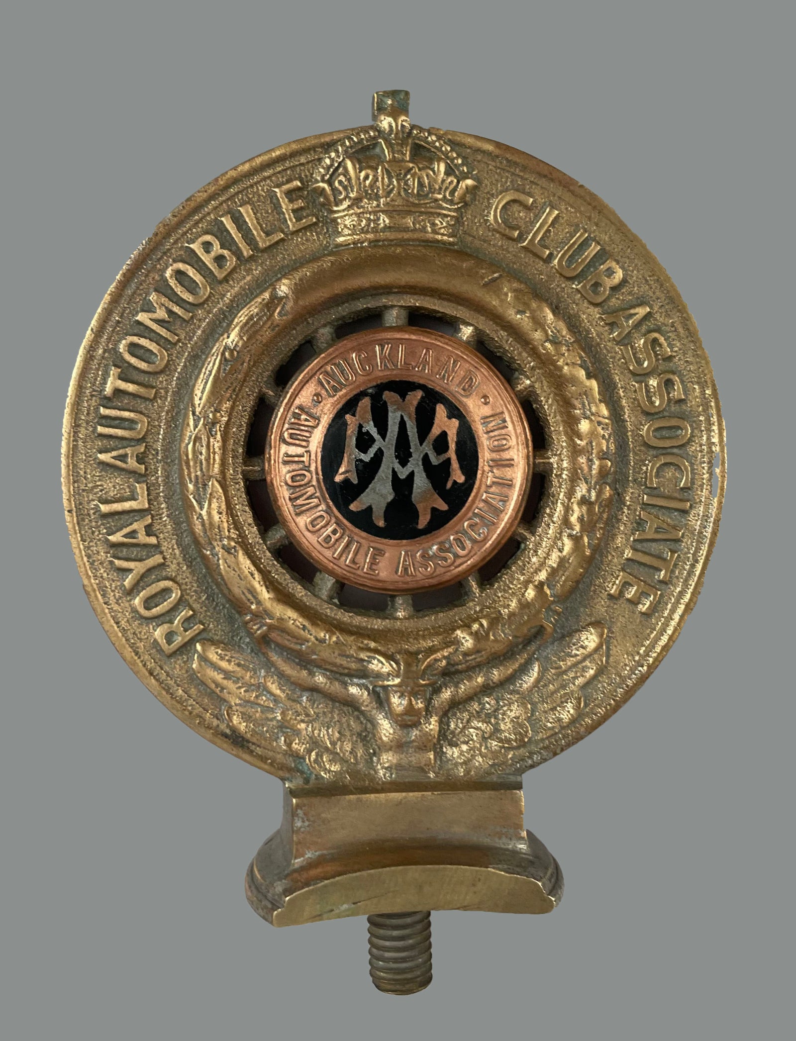 20. Royal Automobile Club bumper badge/ hood ornament for the members