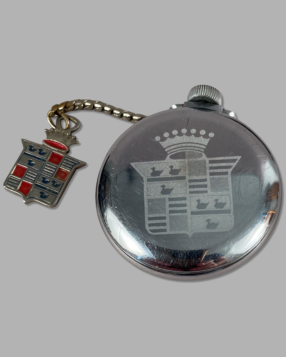 Vintage Cadillac pocket watch by Ingraham Co. in Bristol, CT. 2