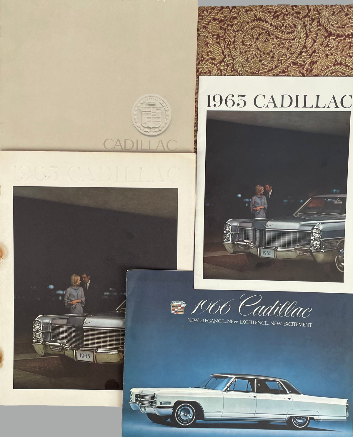 4. 10 1960’s Cadillac factory sales brochures
