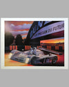 Cadillac at Le Mans print by Ken Eberts (USA), 2000, signed
