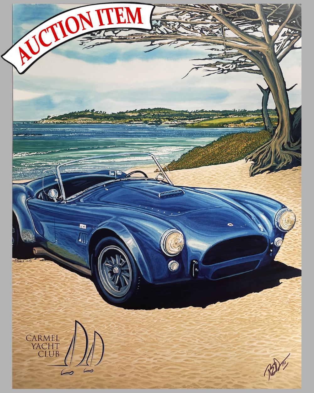 Carmel Yacht Club poster by Roy Dryer III