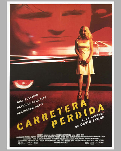 1997 Carretera Perdida movie poster “Lost Highway”