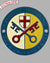 The Catholic Motoring Club of England grill badge