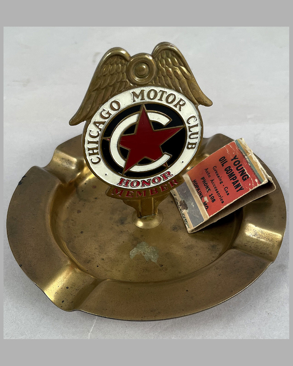 Chicago Motor Club Honor member ashtray