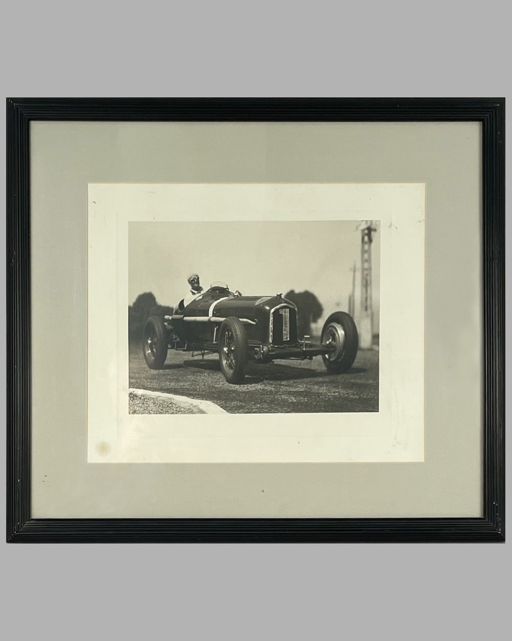 Louis Chiron b&amp;w photograph