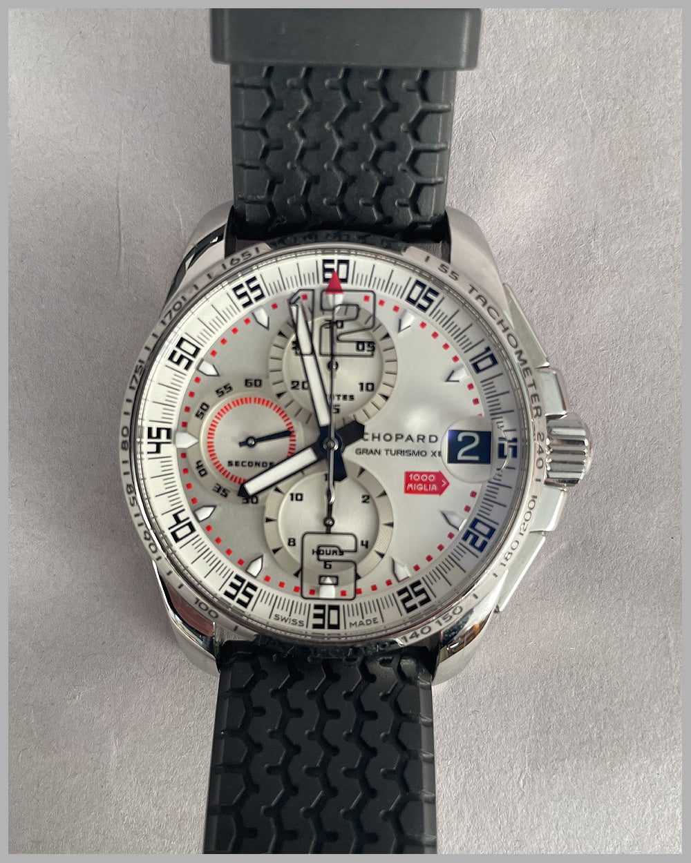 Chopard Mille Miglia Gran Turismo XL chronograph & tire pressure gauge