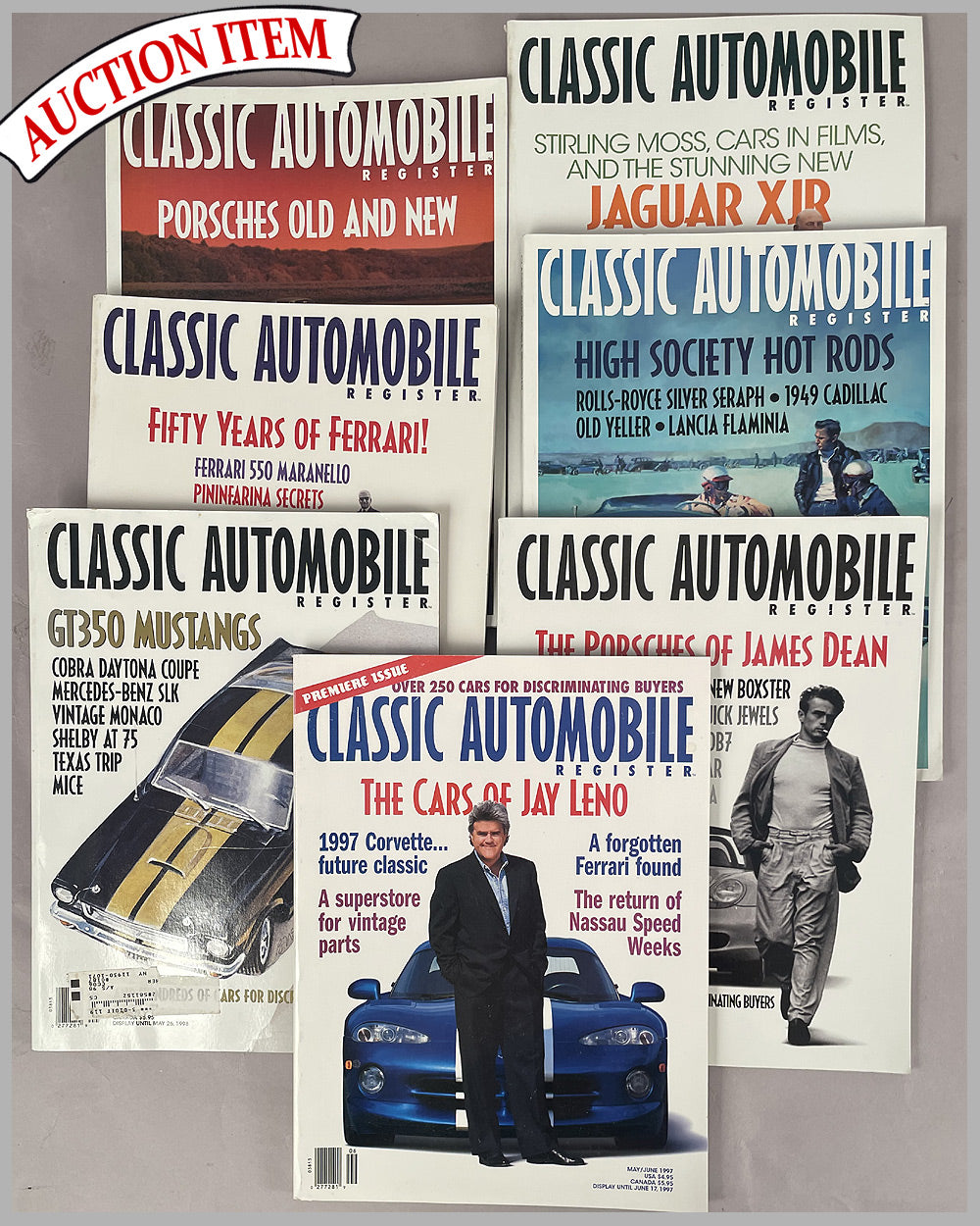 Collection of Classic Automobile Register magazine