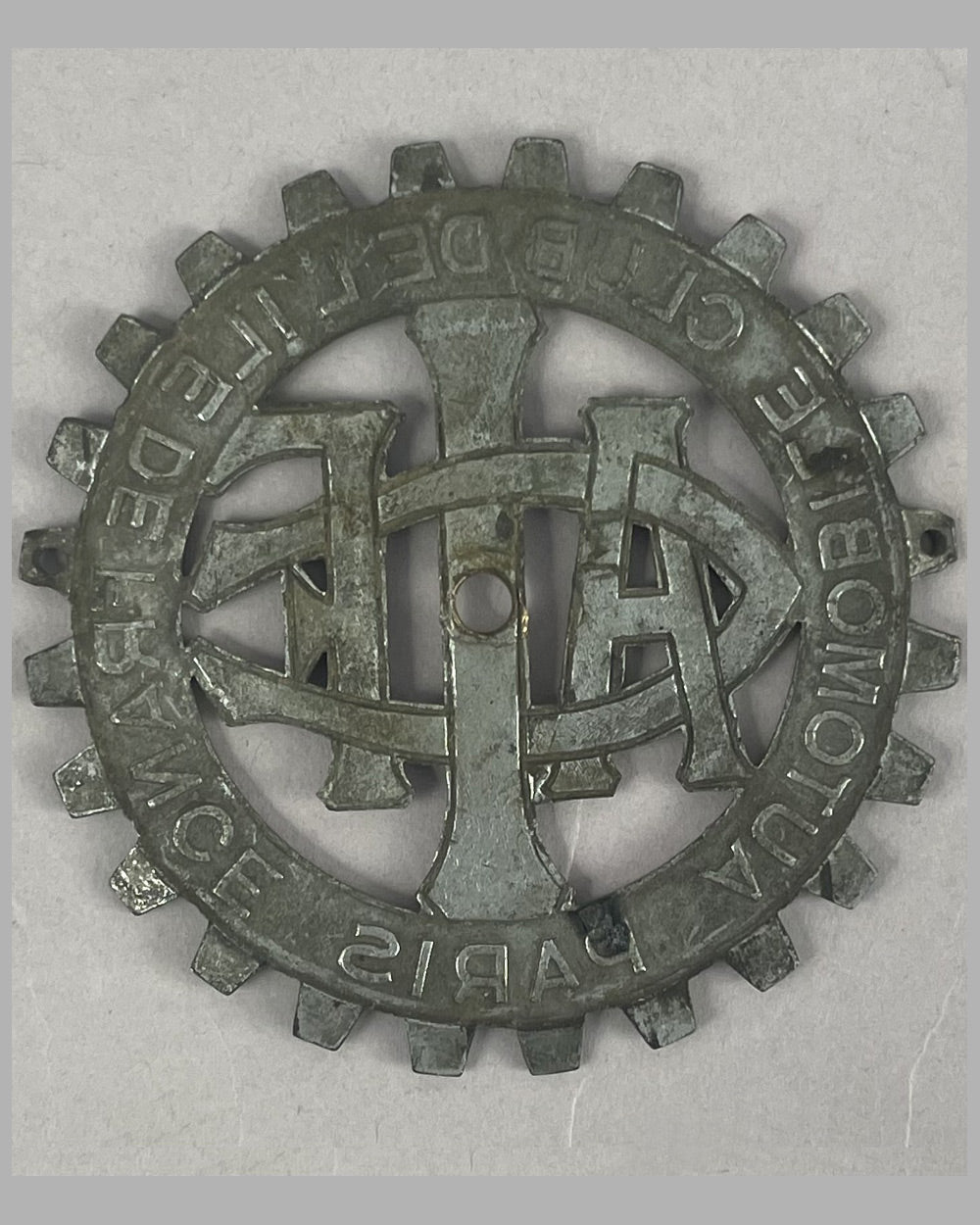 Automobile Club de L’Ile de France grill badge (A.C.I.F.) 2