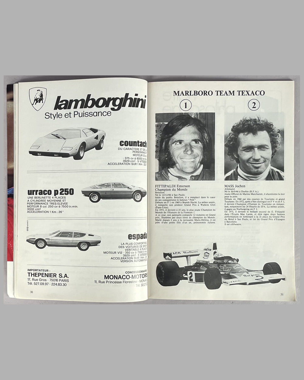 Collection of 9 Grand Prix of Monaco programs & 2 press