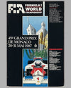 Collection of 9 Grand Prix of Monaco programs & 2 press folders 18