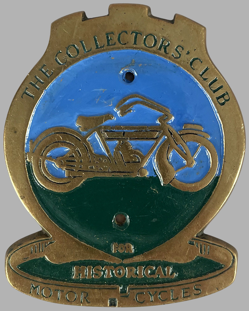 The Collectors’ Club Historical Motor Cycles badge