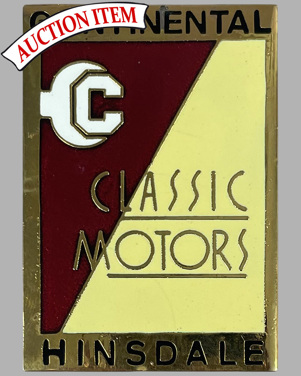 Continental Classic Motors dashboard badge