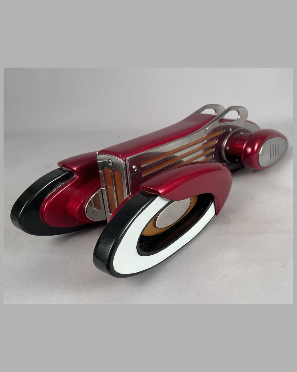 1930’s two door slick coupe sculpture by Tony Sikorski, 1 of 1 2