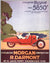 Cyclecar Morgan advertising poster by Leo Bouillon, France