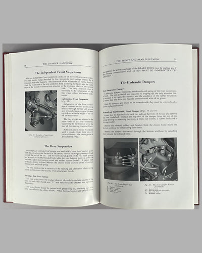 Daimler Sports Car SP 250 factory owner’s handbook, 1959 4