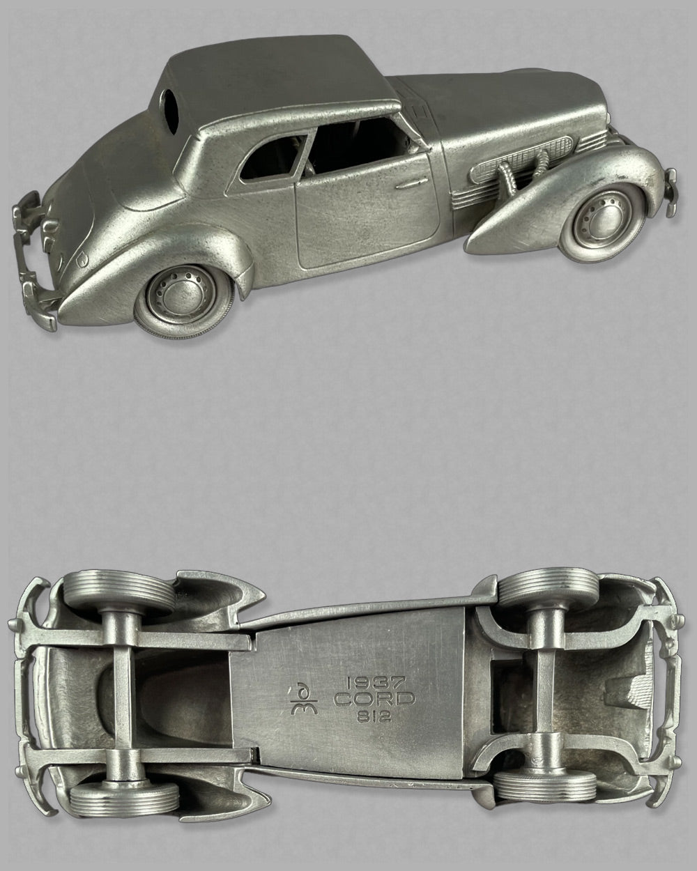 1937 Cord 812 pewter model by Danbury Mint