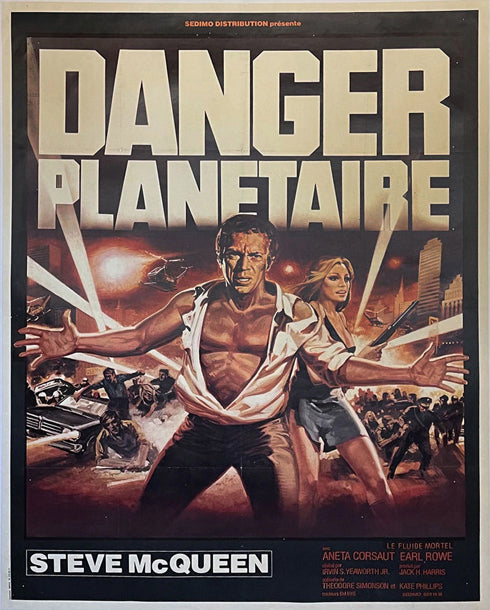 Danger Planétaire “The Blob” original large French movie poster, 1958