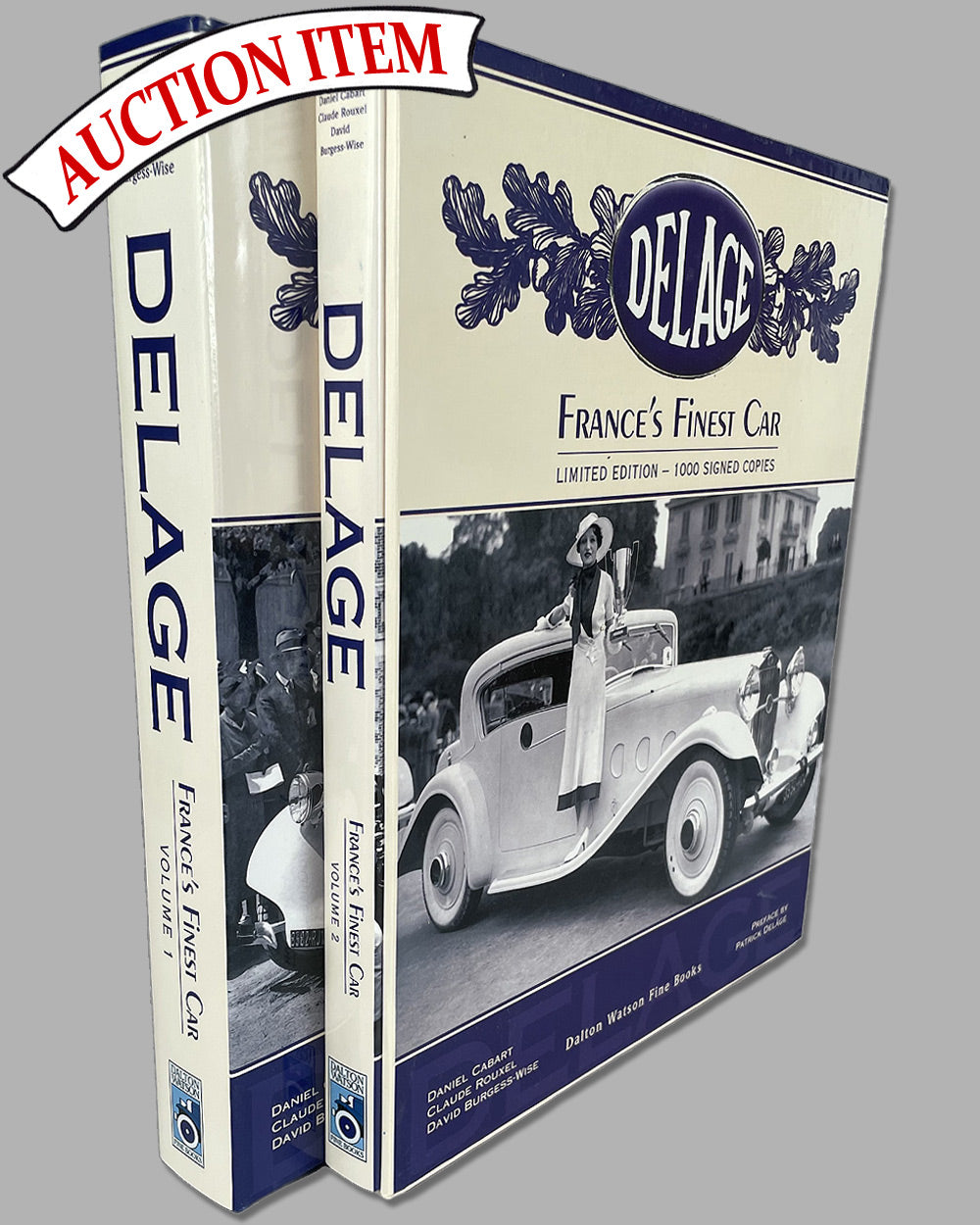 Delage, France’s Finest Car book by Daniel Cabart, Claude Rouxel & David Burgess-Wise, 2007