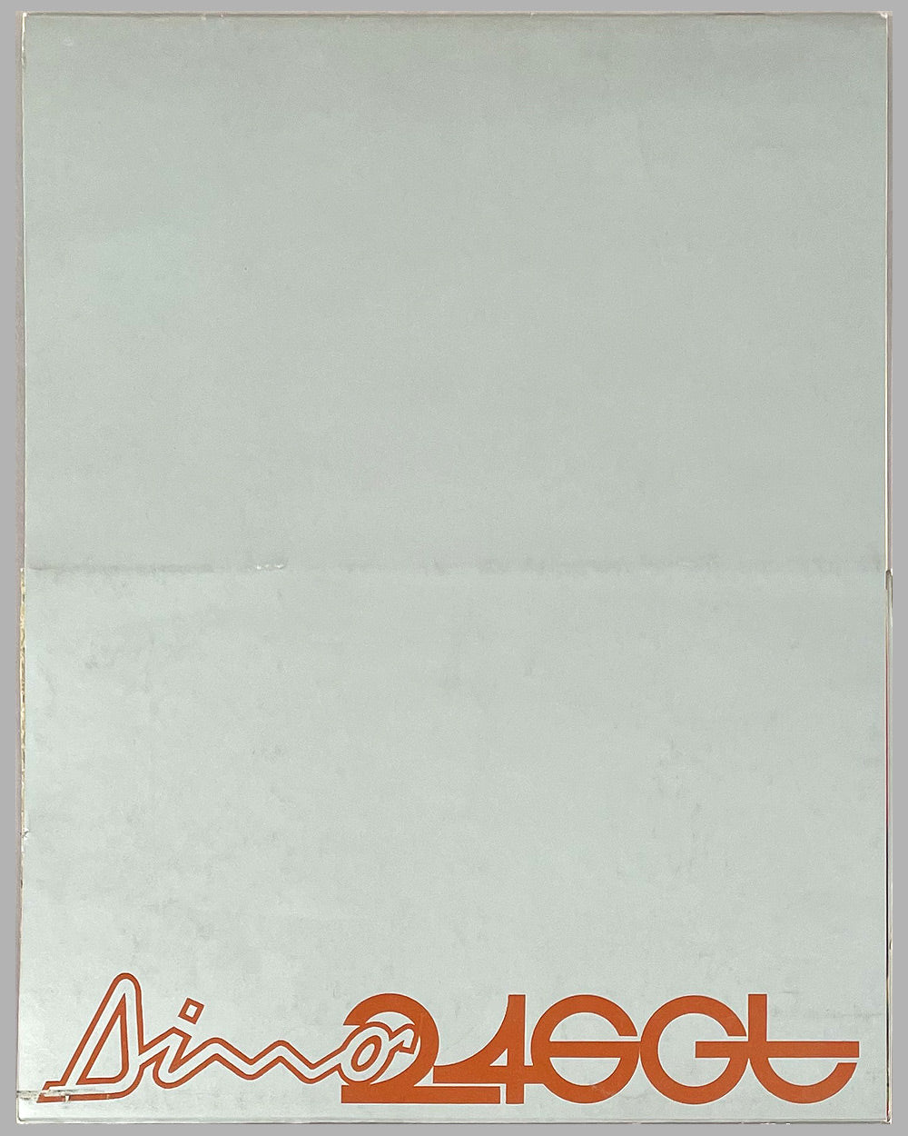 Ferrari Dino 246 GT factory sales brochure, #41/70