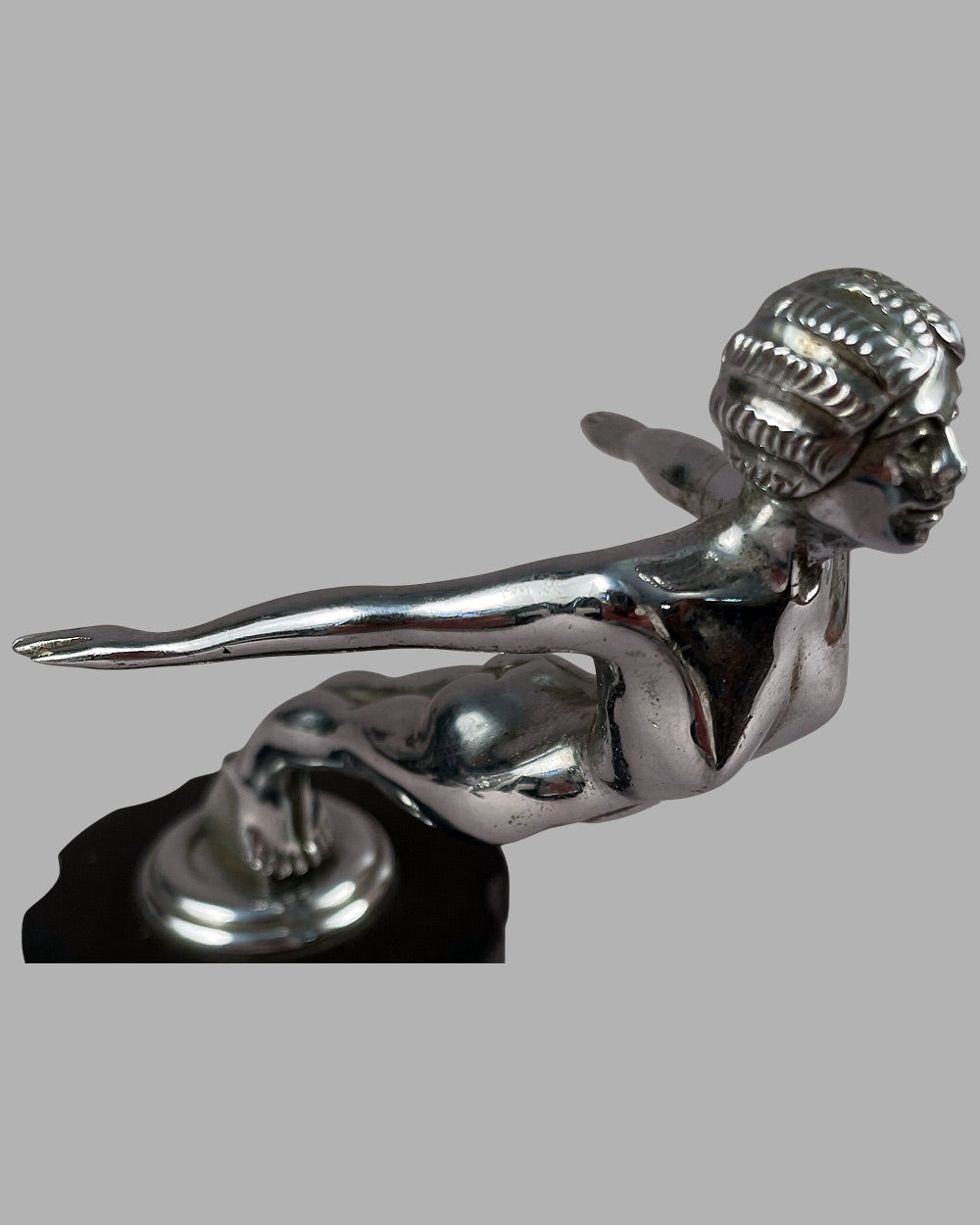 Diving nymph mascot by Desmo, signed 2