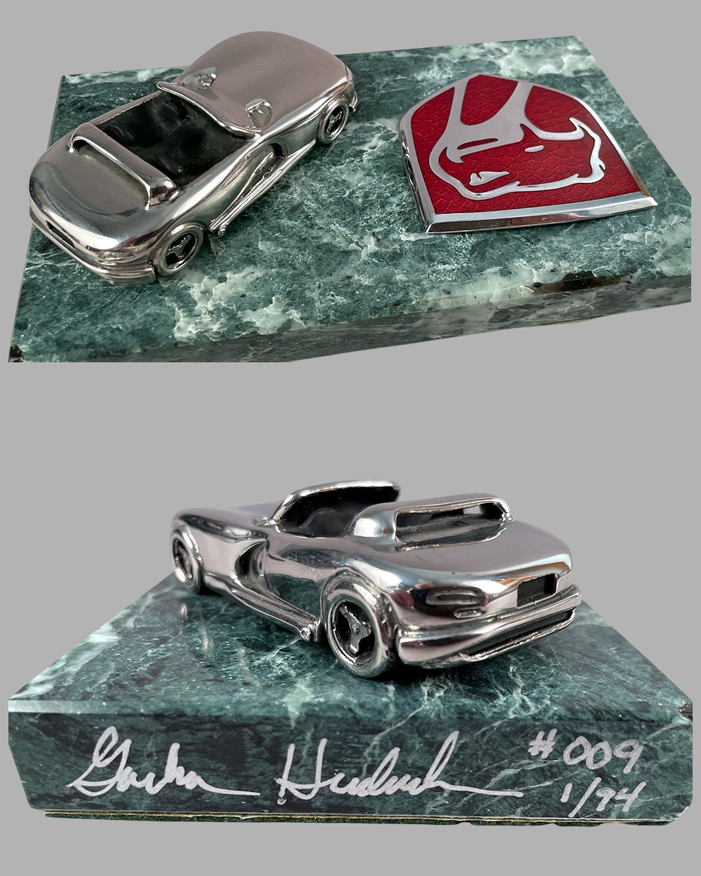 Dodge Viper sculpture / trophy 3