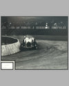 Renè Dreyfus at speed in his Bugatti autographed b&w photograph 2