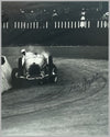 Renè Dreyfus at speed in his Bugatti autographed b&w photograph 4
