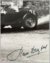 Grand Prix of Dieppe 1935 b&w photograph, hand autographed by Dreyfus 2