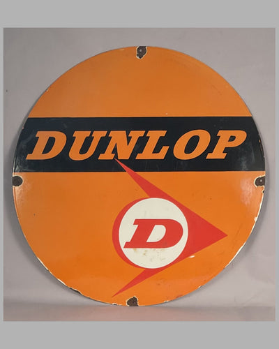Vintage Dunlop Tire enamel sign
