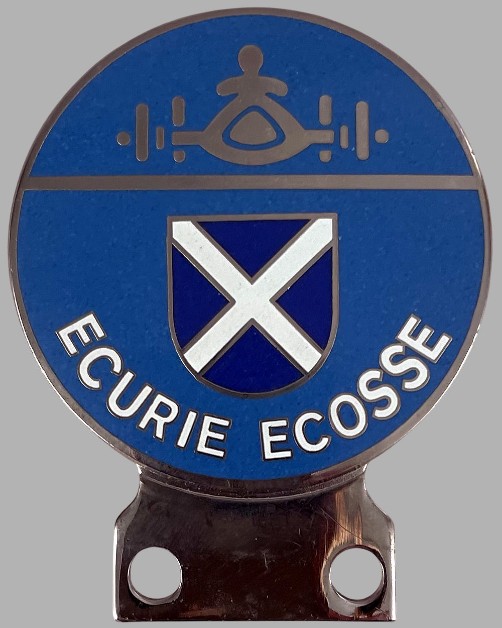 Ecurie Ecosse bumper or bar badge