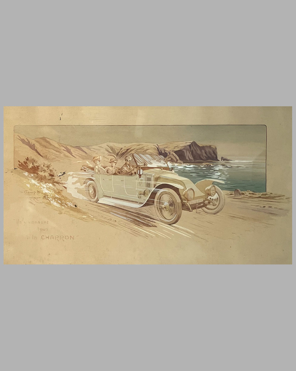 En Bretagne, hand colored lithograph by Gamy (Marguerite Montaut), 1913 2