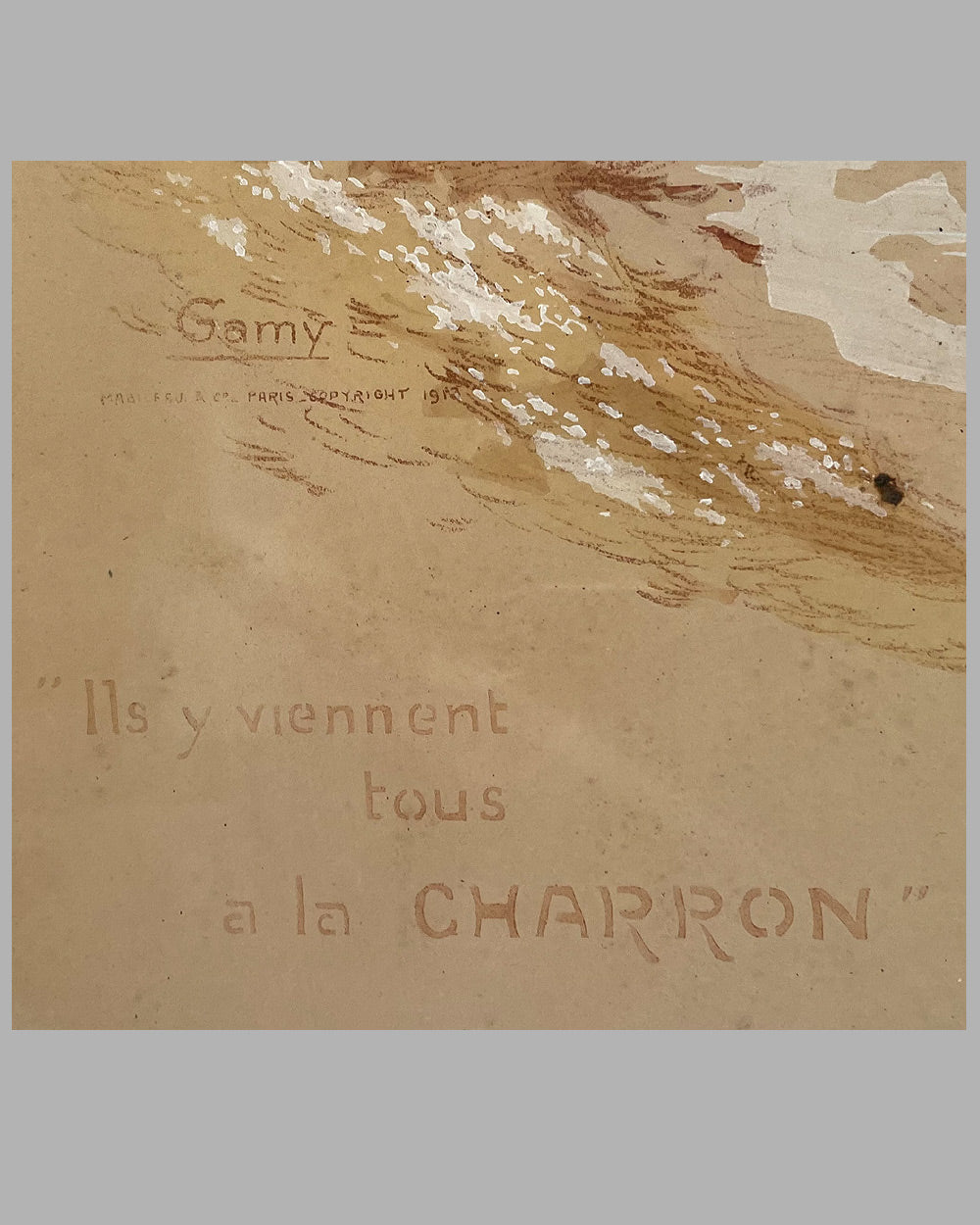 En Bretagne, hand colored lithograph by Gamy (Marguerite Montaut), 1913 3