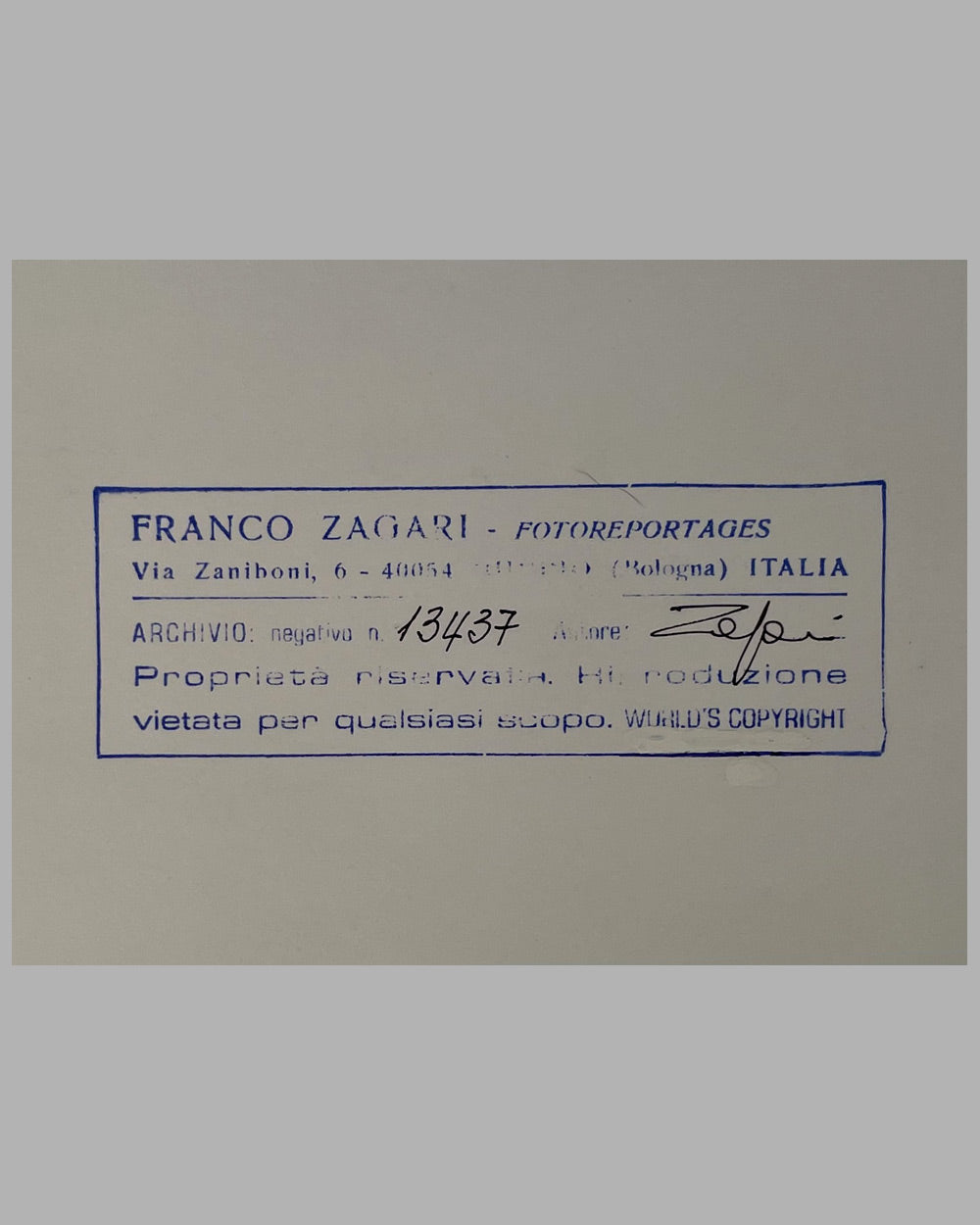 A happy Enzo Ferrari b&amp;w photograph by Franco Zagari 2