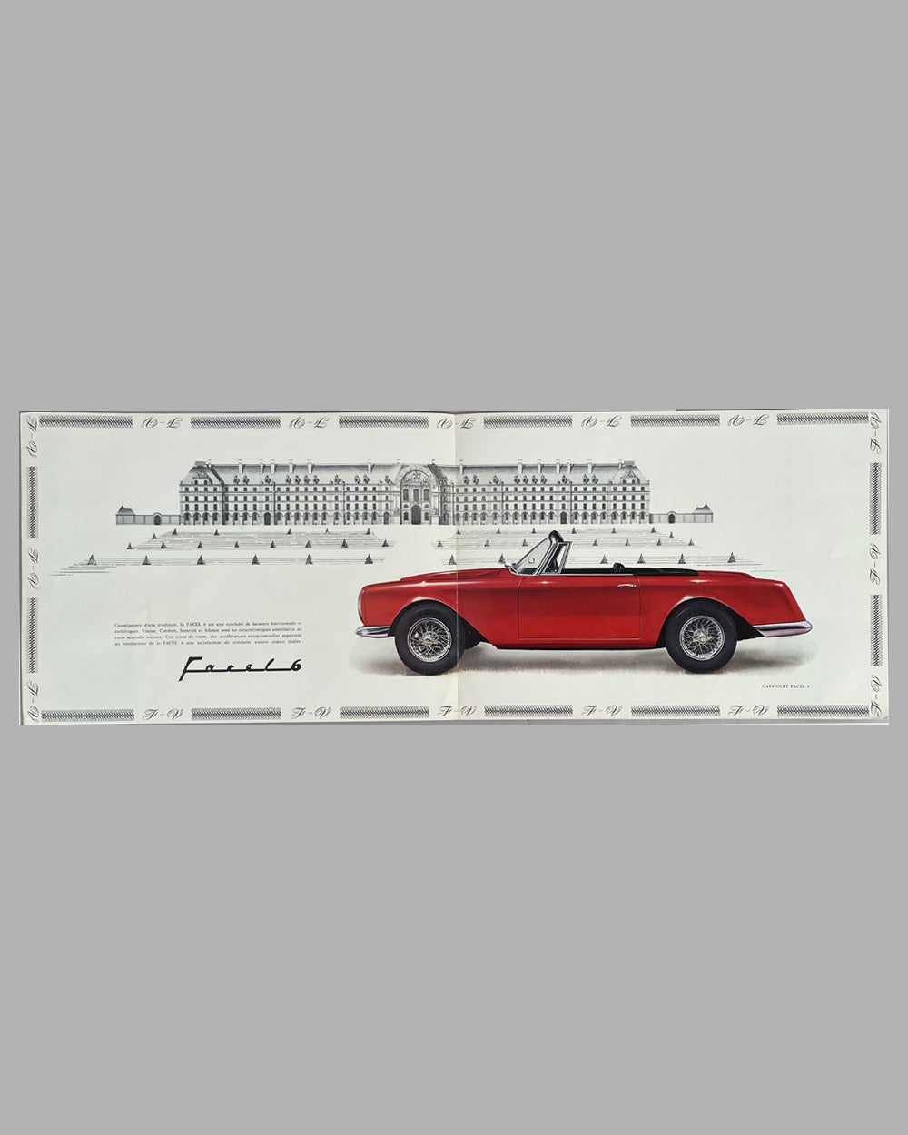 1964 Facel Vega 6 factory brochure for the Facel 6 2