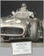 Juan Manuel Fangio at speed b&w photograph, hand autographed by Fangio 2