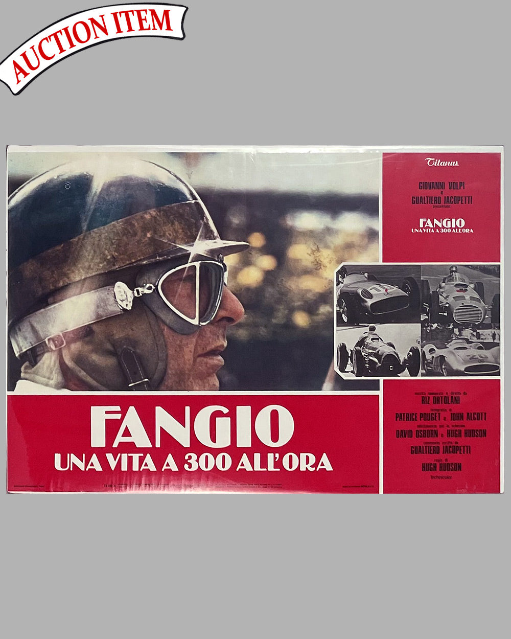 Fangio Una Vita a 300 all’ora movie poster, 1981
