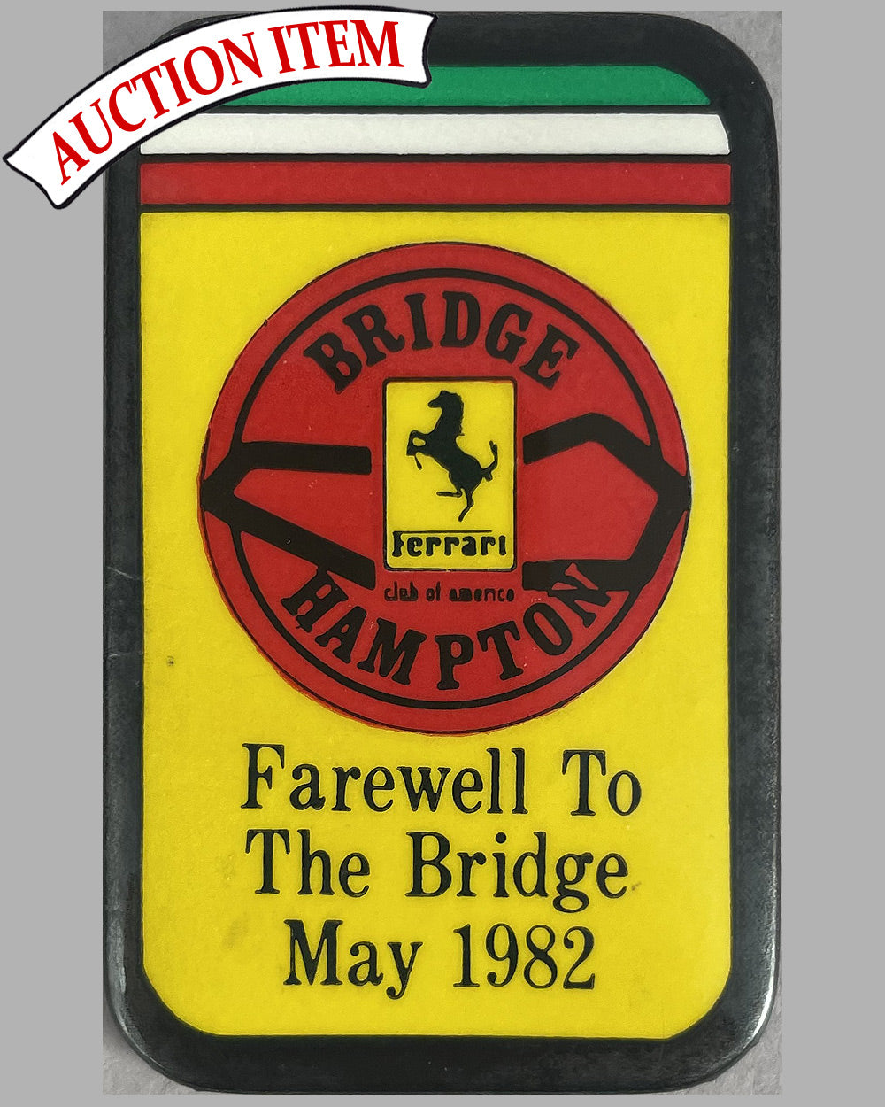 Farewell to the Bridge, May 1982 button