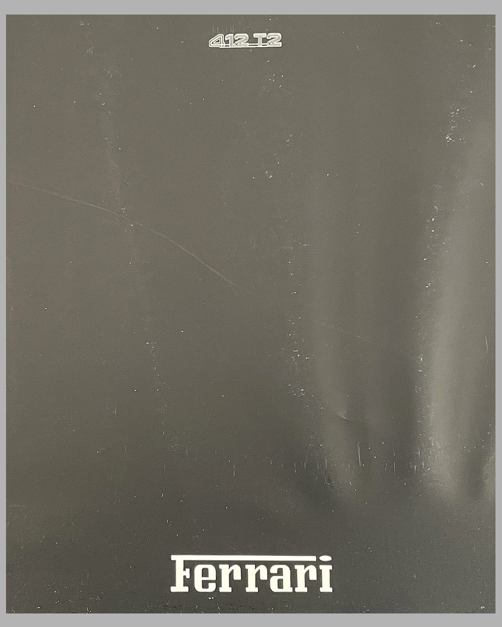 Ferrari 412 T2 factory poster (#2:95) 2