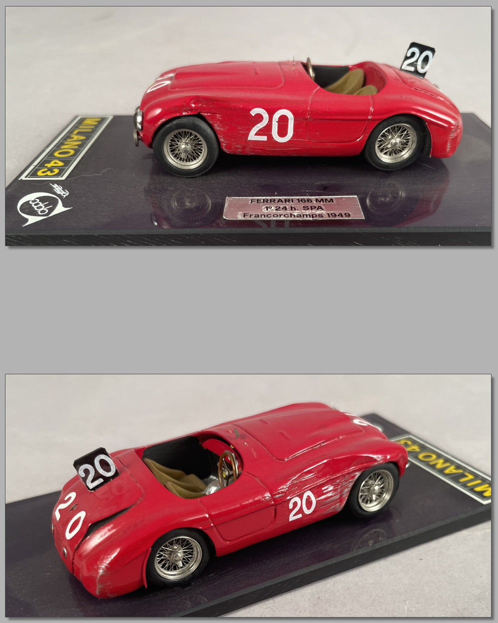 Ferrari 166 MM model by Milano 43, Italy 2