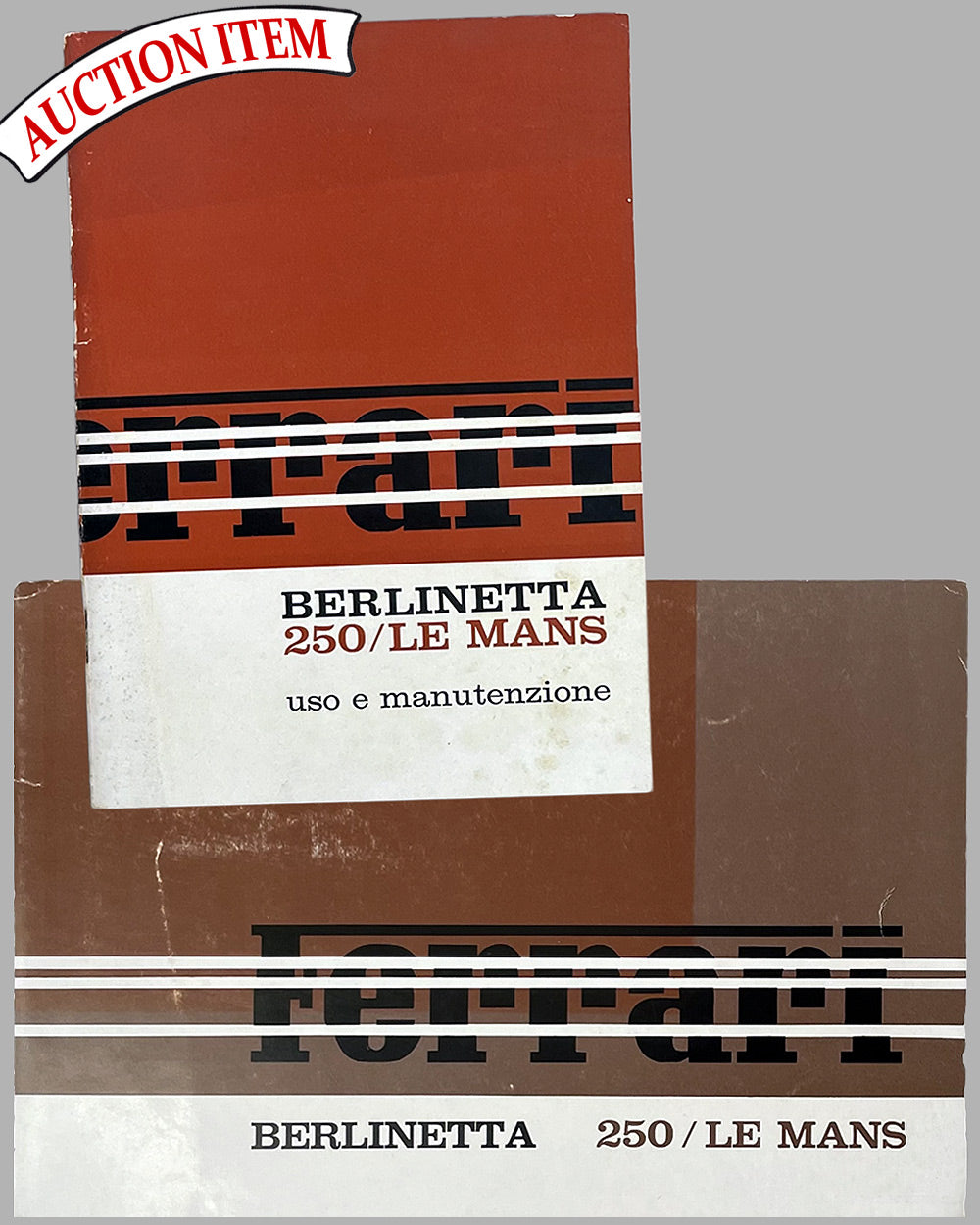 Ferrari 250 LM Berlinetta factory owner’s manual and sales brochure, mid 1960’s