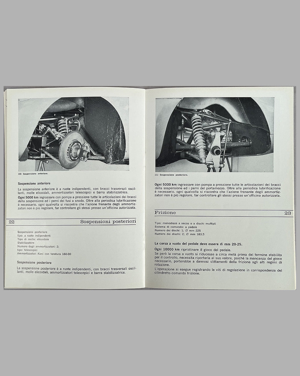 Ferrari 250 LM Berlinetta factory owner’s manual and sales brochure, mid 1960’s 6