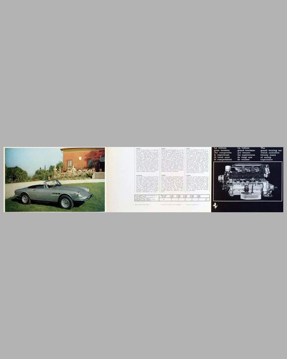 Ferrari 330 GTS original factory sales brochure 2